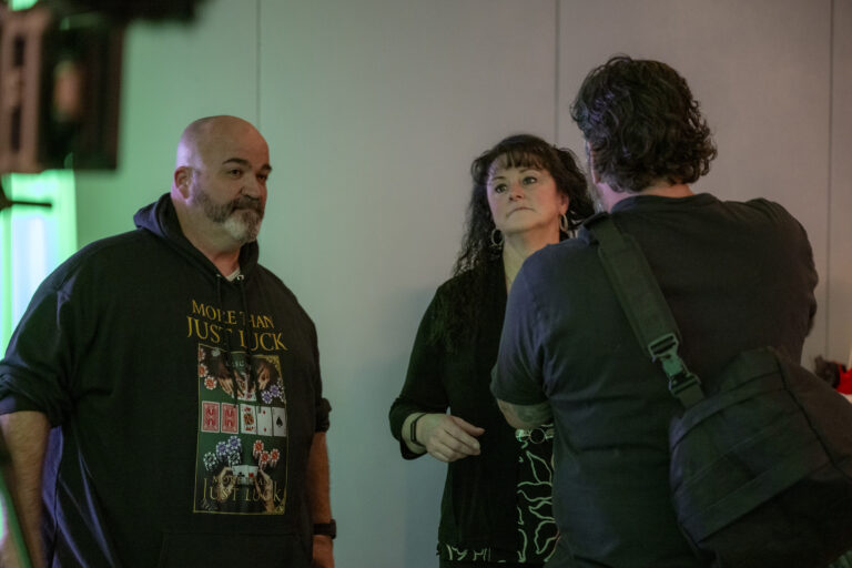 Book release party: Guests in conversation