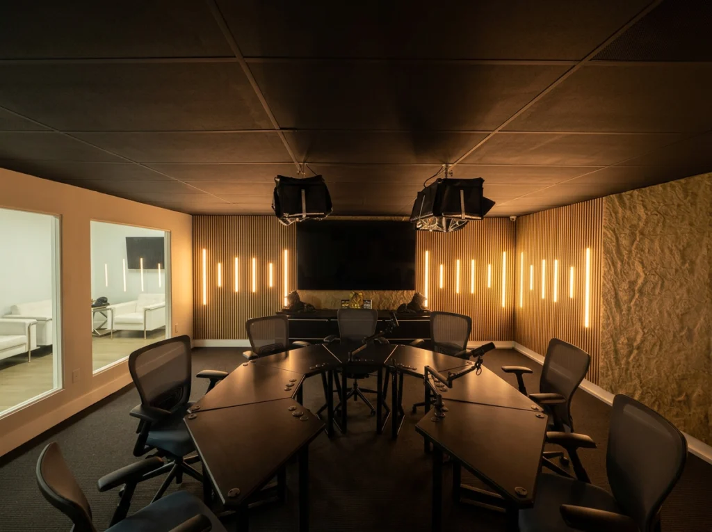 The More Than Just Luck Studios recording room