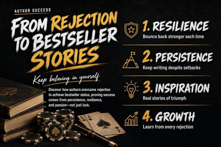 From Rejection to Bestseller: Inspiring Author Success Stories with More Than Just Luck