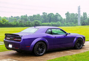 G Rides: Purple Dodge Challenger, rear view