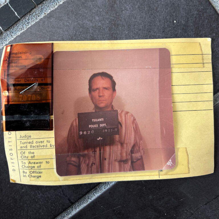 Booking photo on a paper form
