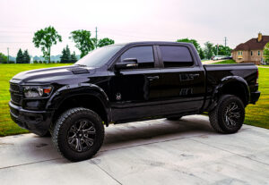 G Rides: Black pickup truck