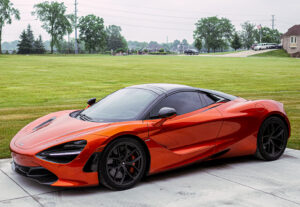 G Rides: Orange McLaren sports car